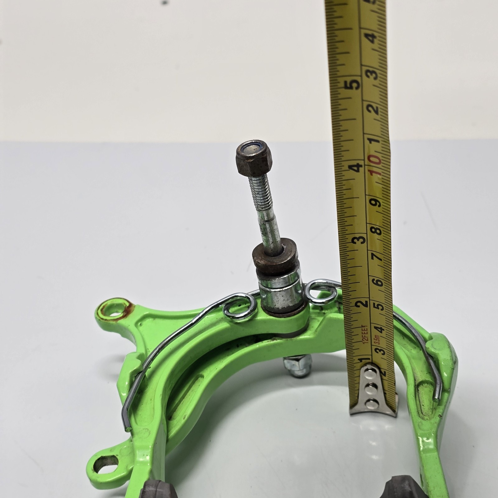 Peak Bike Brake Caliper Side Pull Alloy Neon Green Single Pivot BMX E114 2