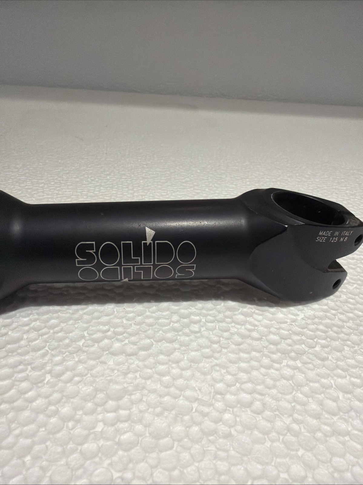 CINELLI SOLIDO STEM 1+1/8 125 N8 VINTAGE ROAD RACING AHEAD BLACK 90s