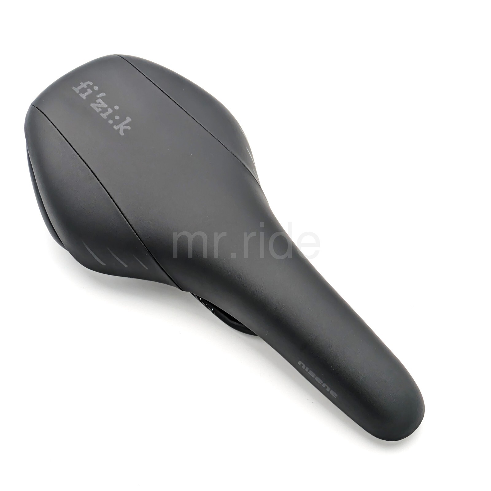 Fizik Nisene Road MTB Saddle, Black, WingFlex, Manganese Rail, 132x285mm