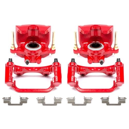 Rear Red Powder Coated Brake Caliper Pair for Cadillac Escalade 2007-20