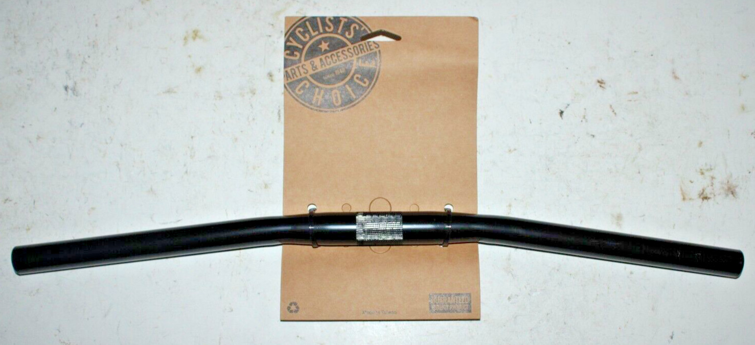 Bicycle Flat Bar MTB Handlebar 25.4x560mm 6° Black Steel 665200 Free USA Shipper