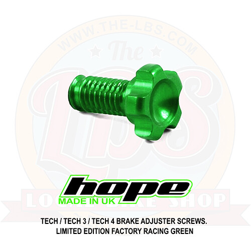 Hope Lever Reach Adjuster Screw Limited Edition Factory Racing Green New
