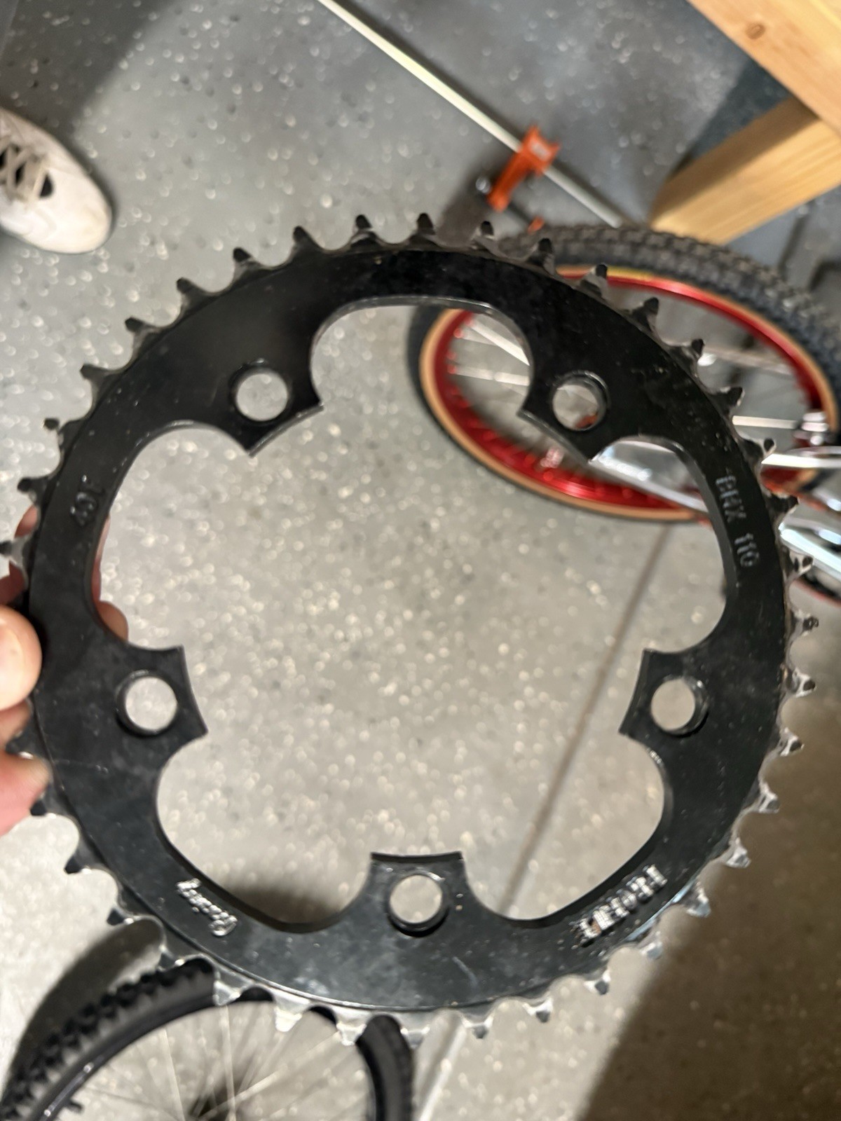Profile racing BMX 110 40T Black Aluminum BMX Chainring Sprocket 5-Bolt