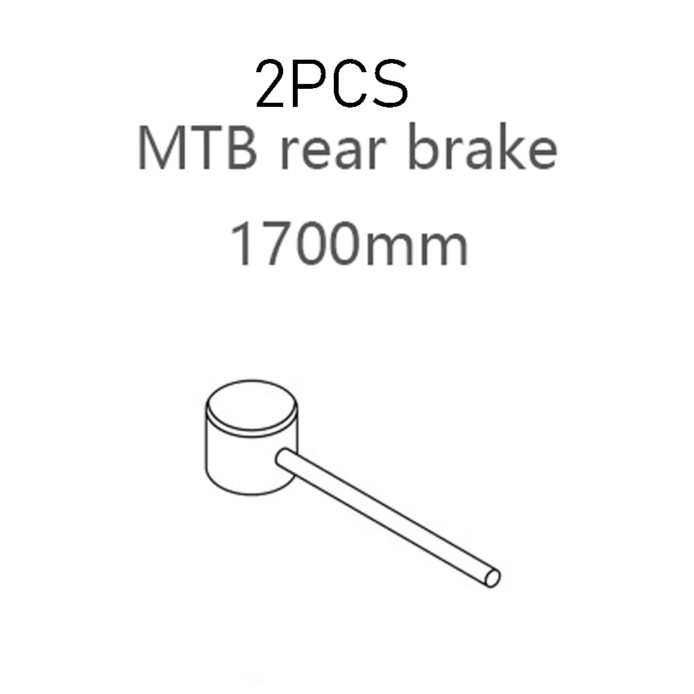 2Pcs Bike Shift Cable Brake Wire for MTB Road Bike Brake Inner Cable Front Rear
