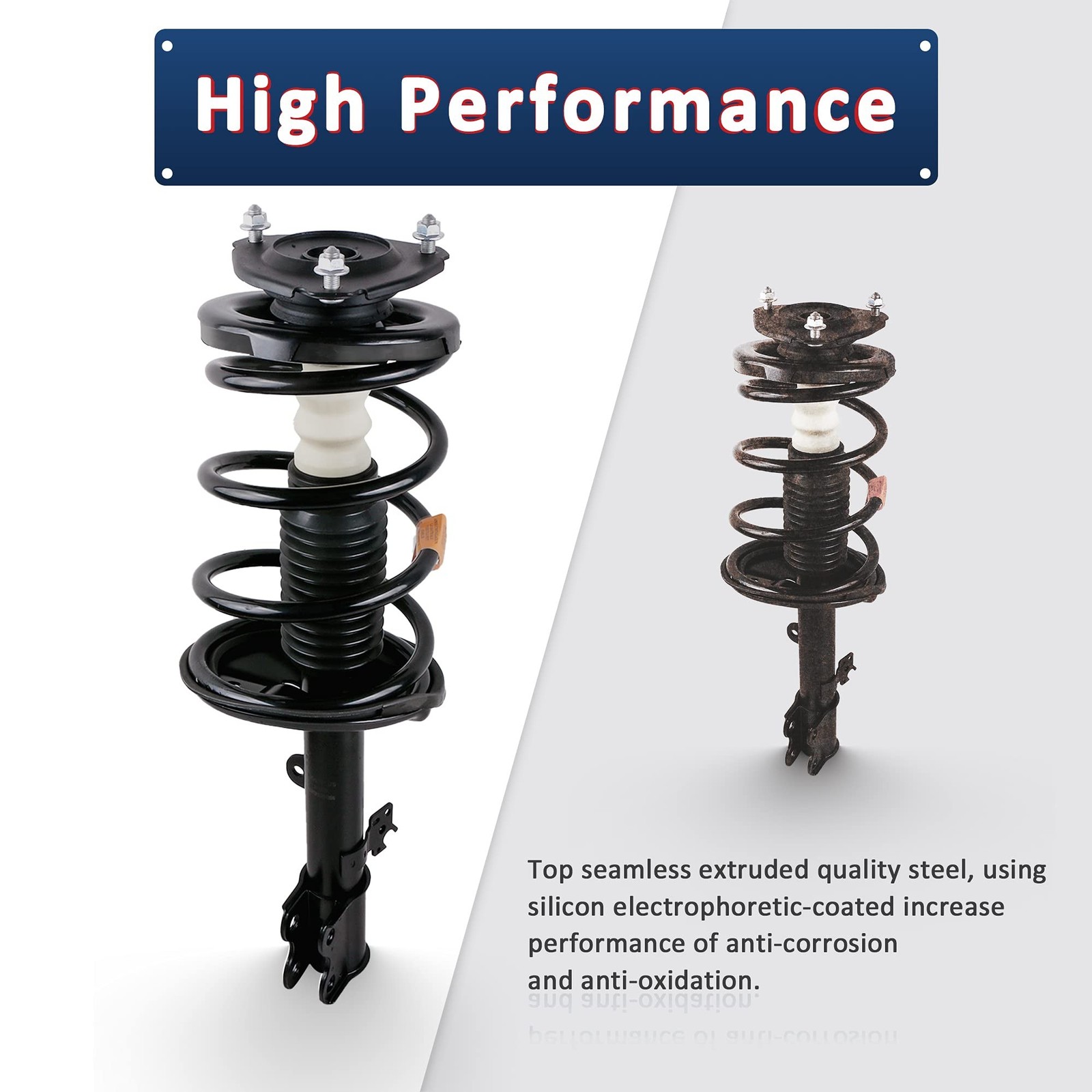 MOSTPLUS Rear Quick Complete Struts Shocks Absorbers 172401 182138 SR4167 119…