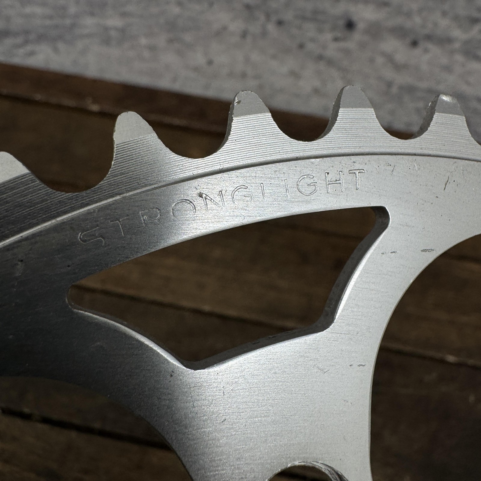 Vintage Stronglight 52T Chainring 122 BCD 5-Arm NOS Road Bike 52 Tooth Alloy
