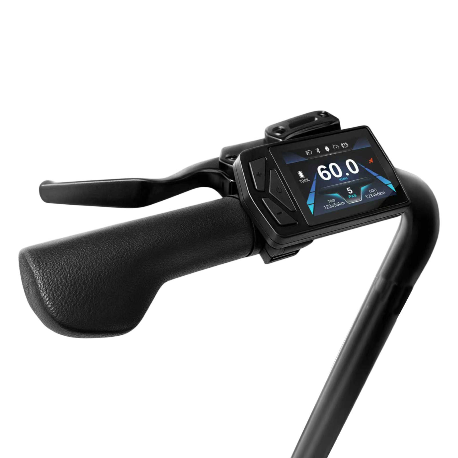 Ebike 24V-72V LCD T24 Color Bluetooth Display with UART No. 2 OMD protocol