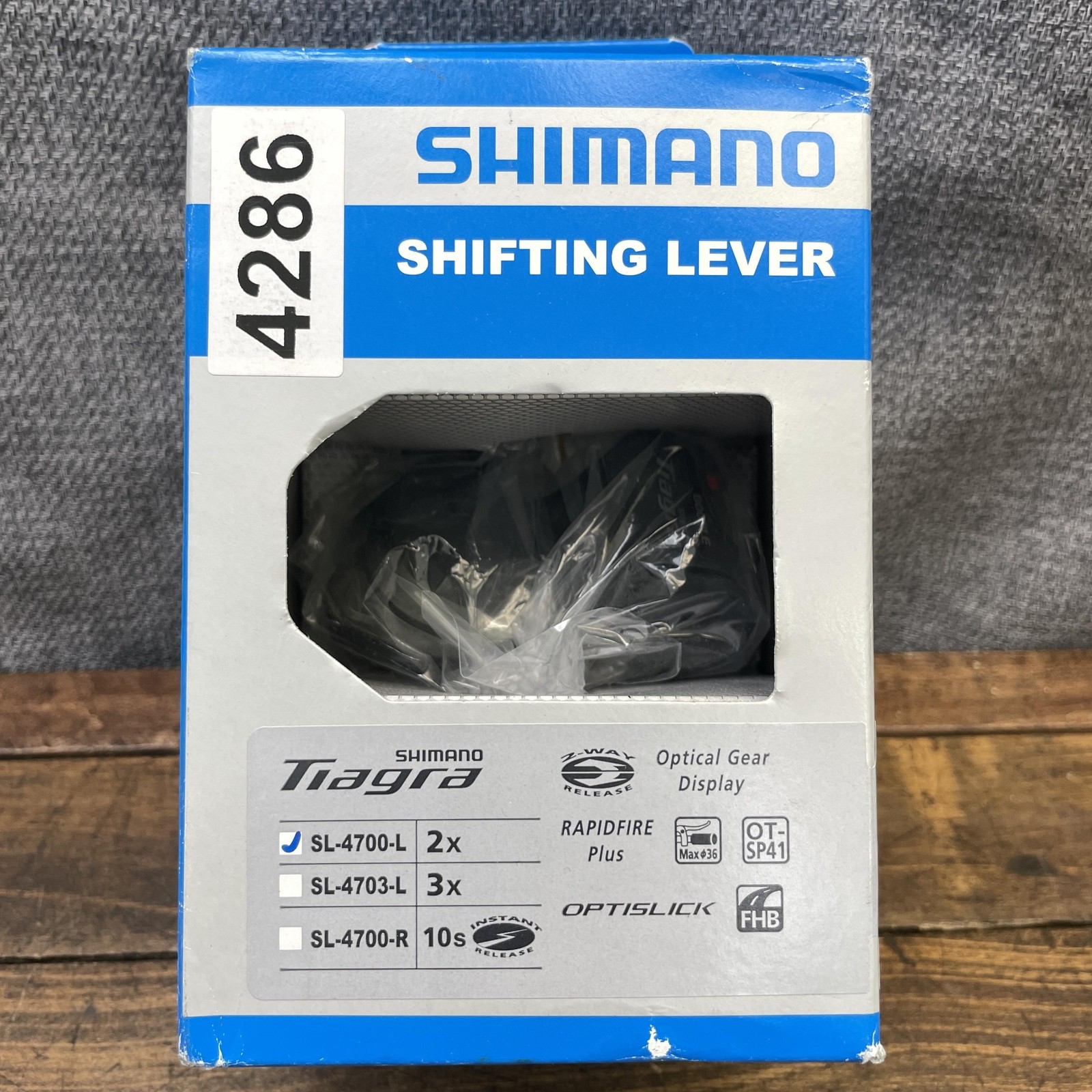 Shimano Tiagra SL-4700-L Left 2x Trigger Shifter Road Bike Black Rapidfire