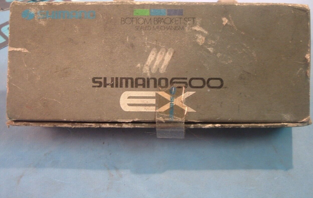 Shimano 600 EX 70x 119MM BB-6207 Road Bottom Bracket- NEW/NOS- Italian- NIB++