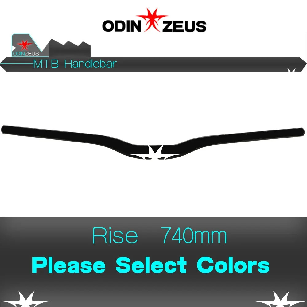 Ultra Light Mountain Bike Carbon Handlebar Flat Curved Upright BMX Handlebar