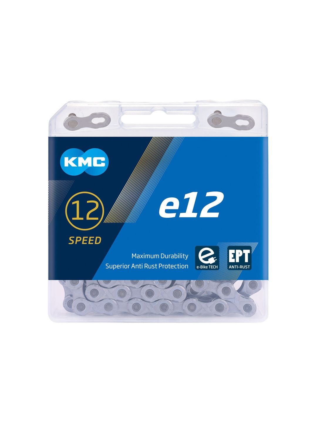 KMC e12 Turbo EPT 12-Speed E-Bike Chain One size Grey