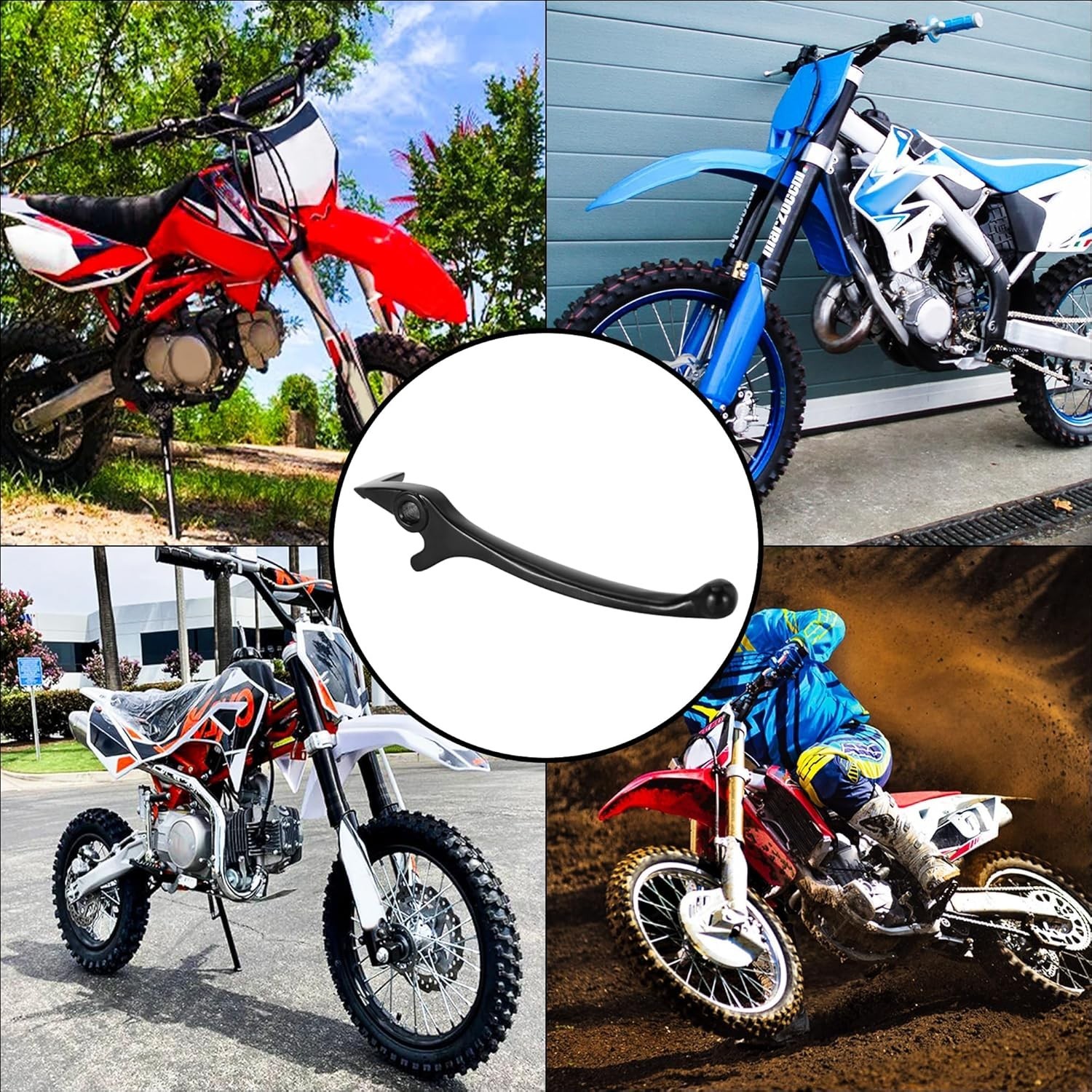 Right Disc Dirt Bike Brake Lever – Universal Motorcycle Brake Lever Handle – Com