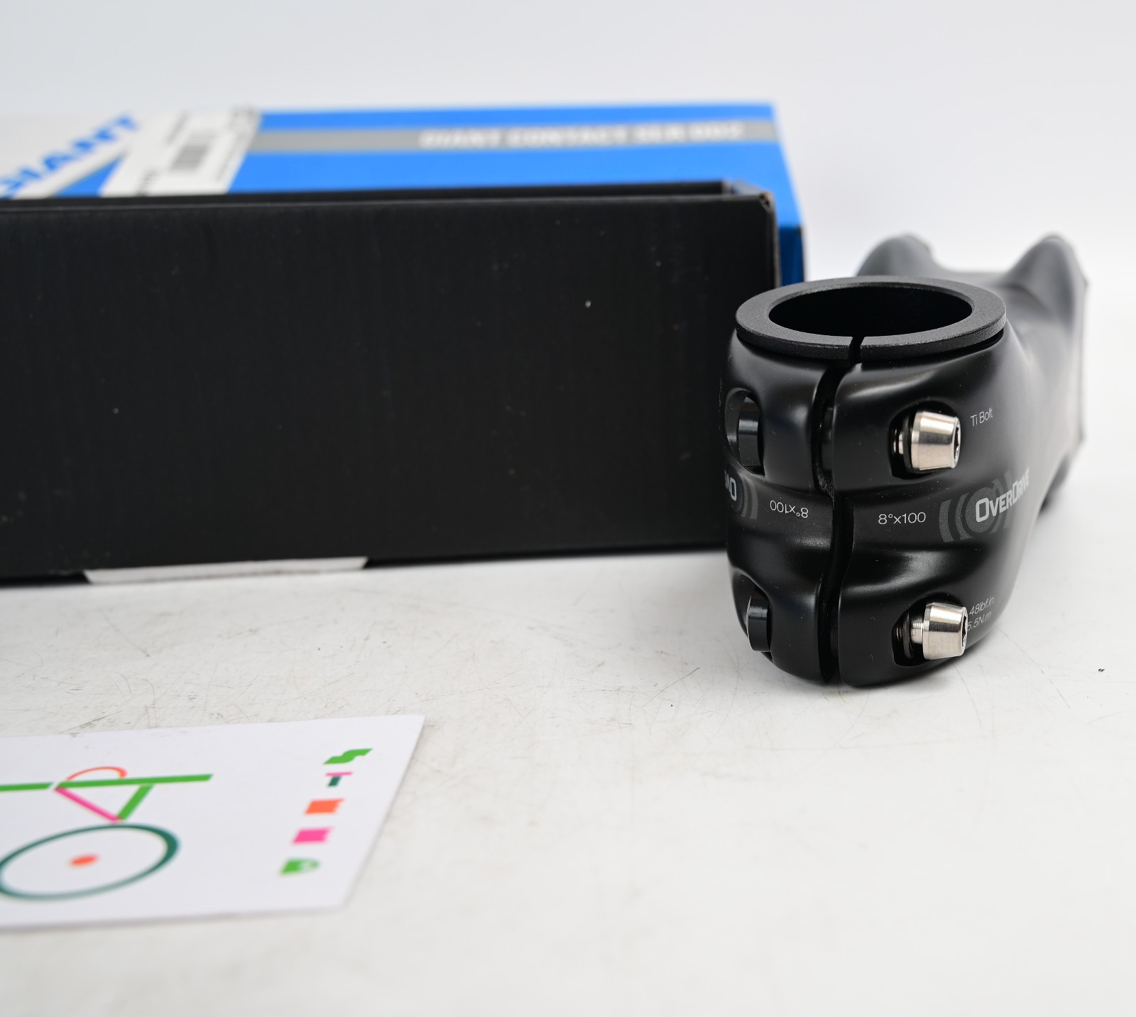 Giant CONTACT SLR OD2 Matt Carbon Road Bike Stem ±8°, 100mm, 1 1/4 and 1 1/8″
