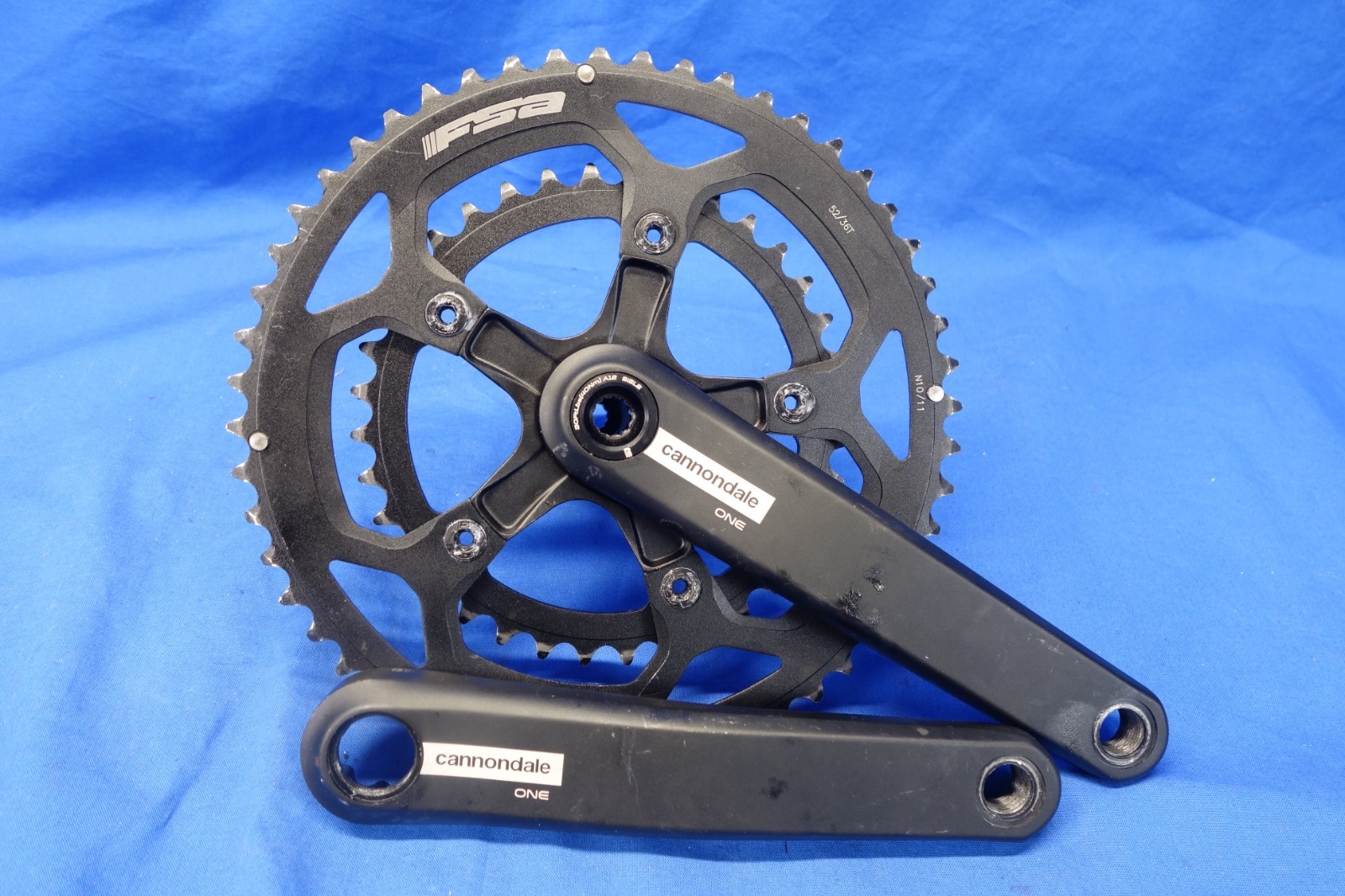 Cannondale One Road Bike Crankset, 2 x 11, 52/36t, 172.5mm Length, 30mm Spindle