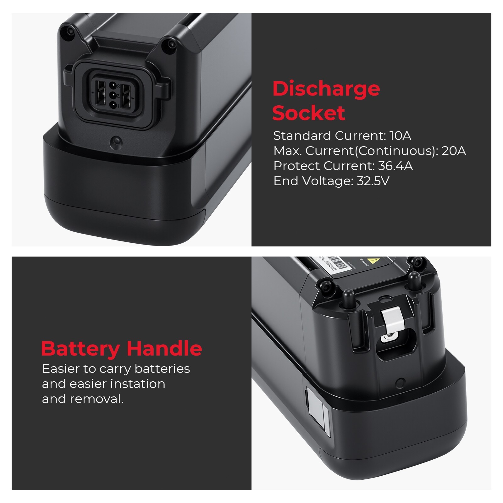 Radster Road Radster Trail Ebike Battery 48V 14Ah RadPower Electric Bike Battery