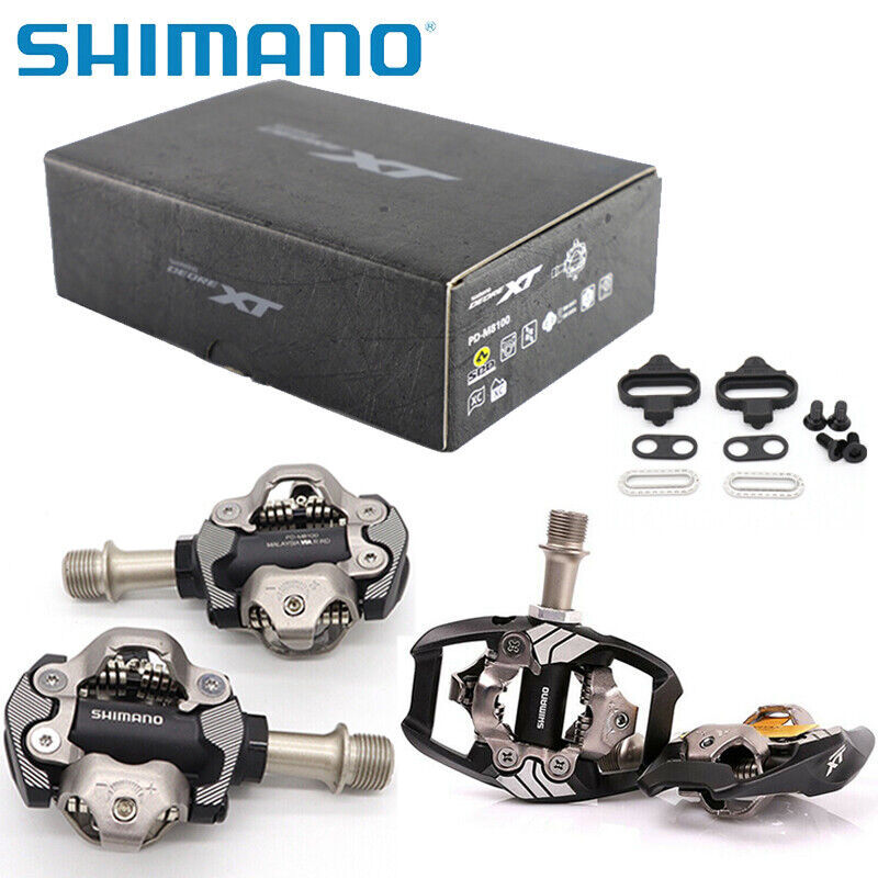 Shimano Deore XT PD-M8100/M8020 SPD MTB XC Bike Clipless Pedals & Cleats W/SH51