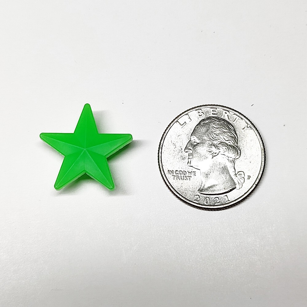 Bicycle Plastic Spoke Stars – 60 Pack – Red, Yellow, Green, Pink