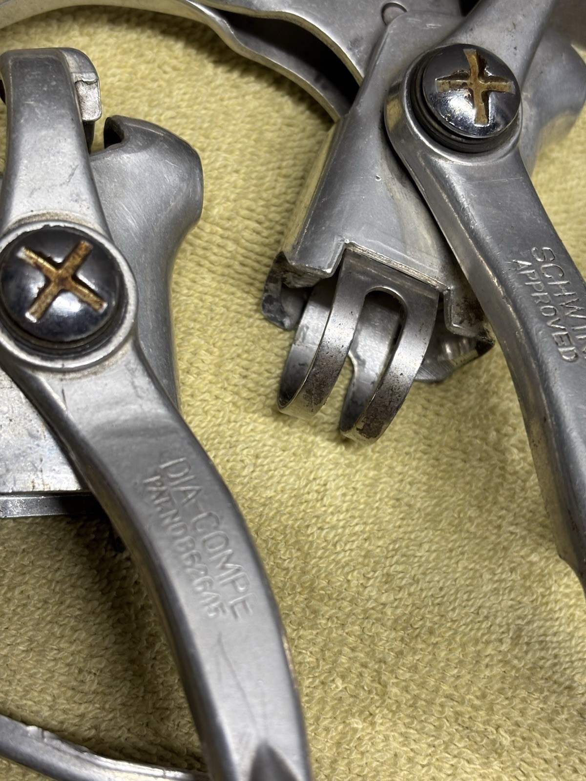 MISC BRAKE LEVERS BARS PARTS LOT SCHWINN AND OTHERS