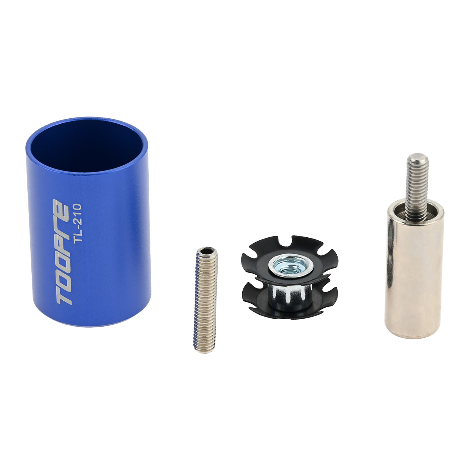 4x Aluminum Alloy &Stainless Steel Bike fork Star Nut Set for 28.6mm Front fork