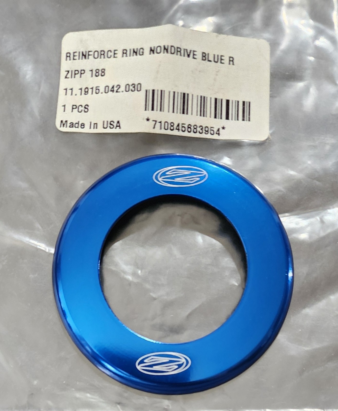 Zipp 188 ND Spoke Cover Blue Color
