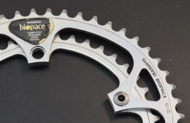 Shimano ultegra 600 FC-6207 130bcd Biopace Chainrings 52/42 Japan