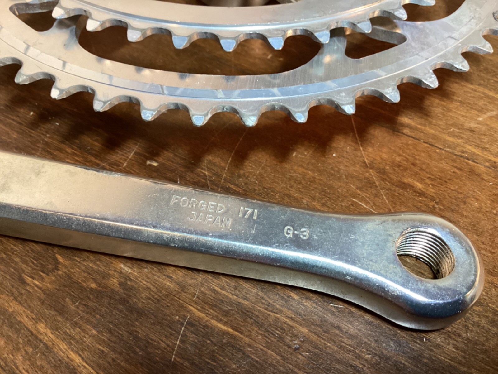 Sugino Fuji Crankset 52 42 Double 171Mm Square Japan Road Royale Sport Nishiki