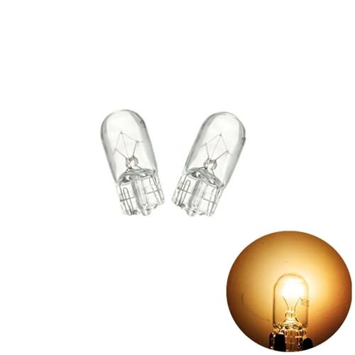 10Pcs DC 70V T10 3W 4300K 501 194 W5W W2.1×9.5d 70V Bulbs for Electric