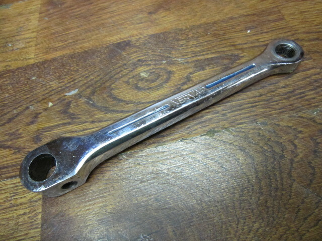 VINTAGE NERVAR 170L 51/44T COTTER PINED CRANK SET 9/16″