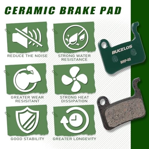 Bike Disc Brake Pads – Bicycle Disk Brake Pads for Zoom/Shimano Ceramic（4PC）