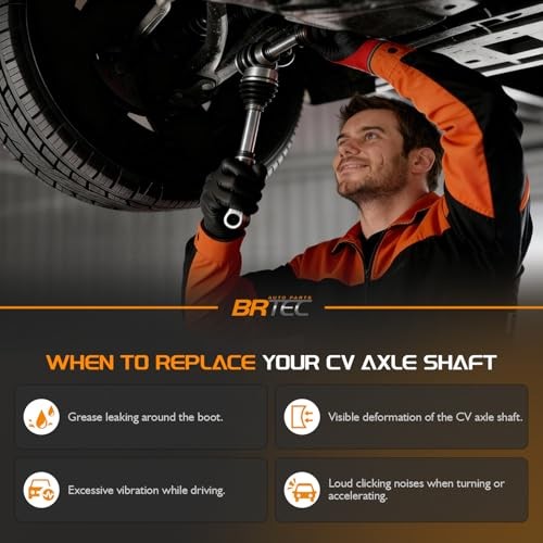 Front CV Axle Shaft Assembly Compatible with Toyota Sienna 2004-2006 V6 3.3L,
