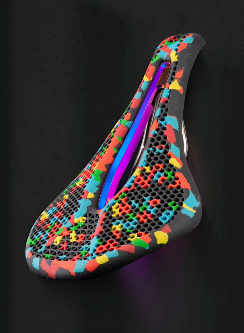 Colorful Bicycle Saddle Comfort Pressure Relief Road Mountain Bike Seat Gravel