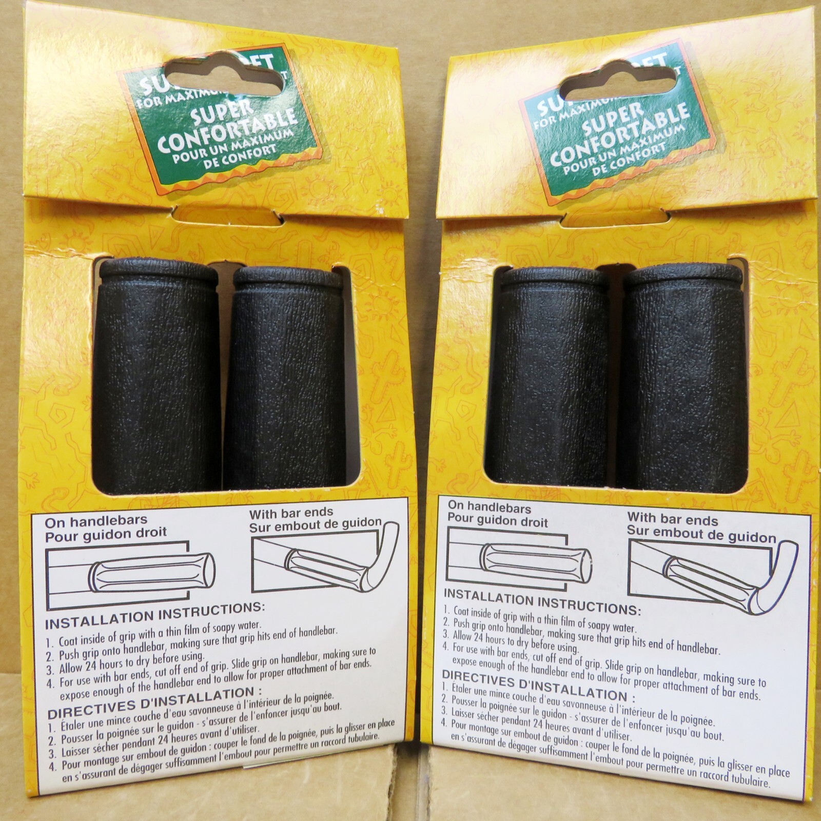 NOS Copper Canyon Super Gel Bar Grips…For Upright (Riser or Flat) Bars
