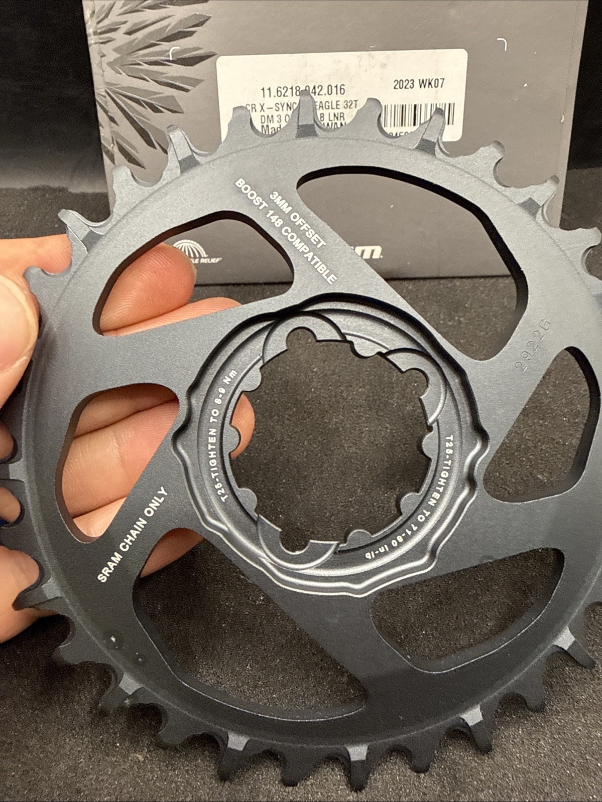 Sram Eagle Xx1 32t 12 Speed 3 Bolt Chainring 3mm Offset (9479)-73)