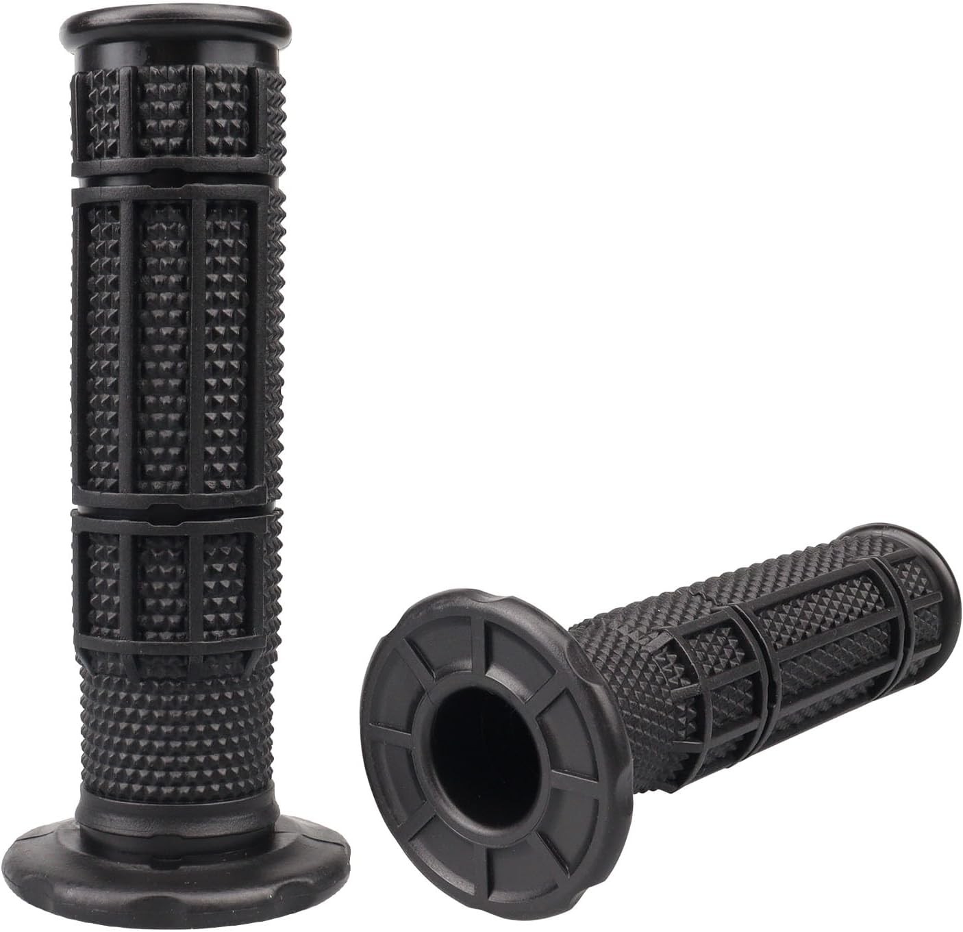 7/8» ATV Grips Upgrade Universal Handlebar Grips Soft Rubber Thu Color: Black