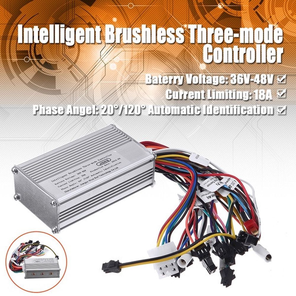 36V/48V Electric Bike 350W Brushless DC Motor Controller For E-bike Scooter US