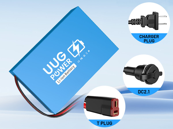 UUG 36V 20Ah Ebike Battery Lithium F o 0W-1000W Motor BMS 30A 10s4p