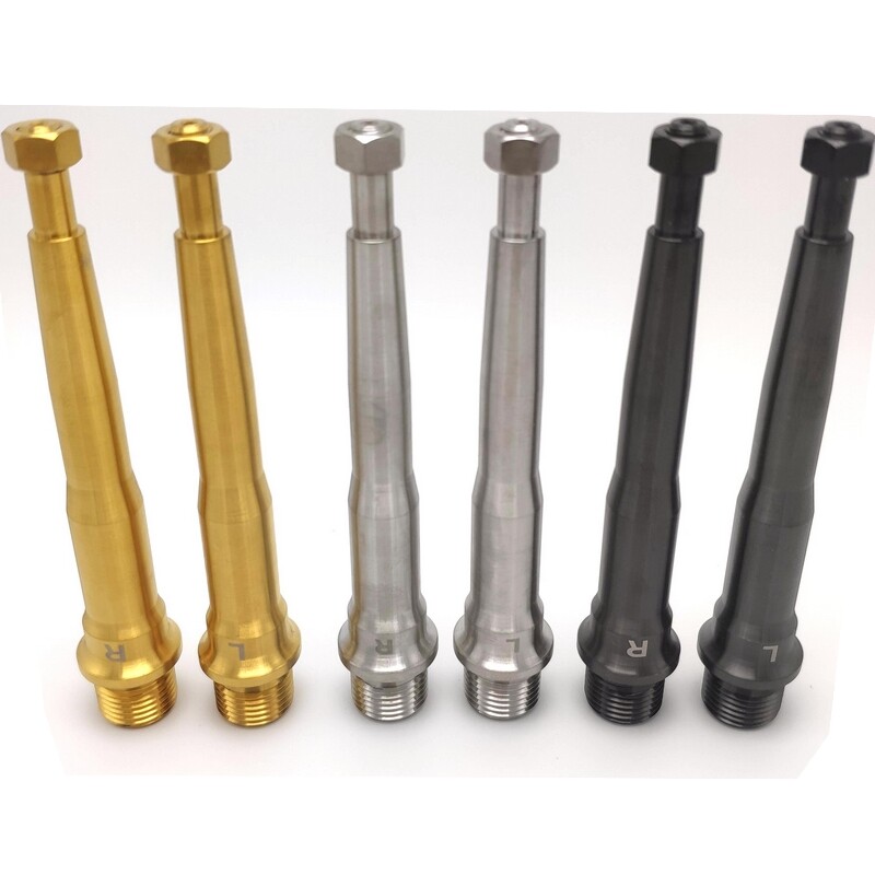 HT Components X2, X2T, X2SX, D1: 2 titanium axles – 43% lighter – 3 colors