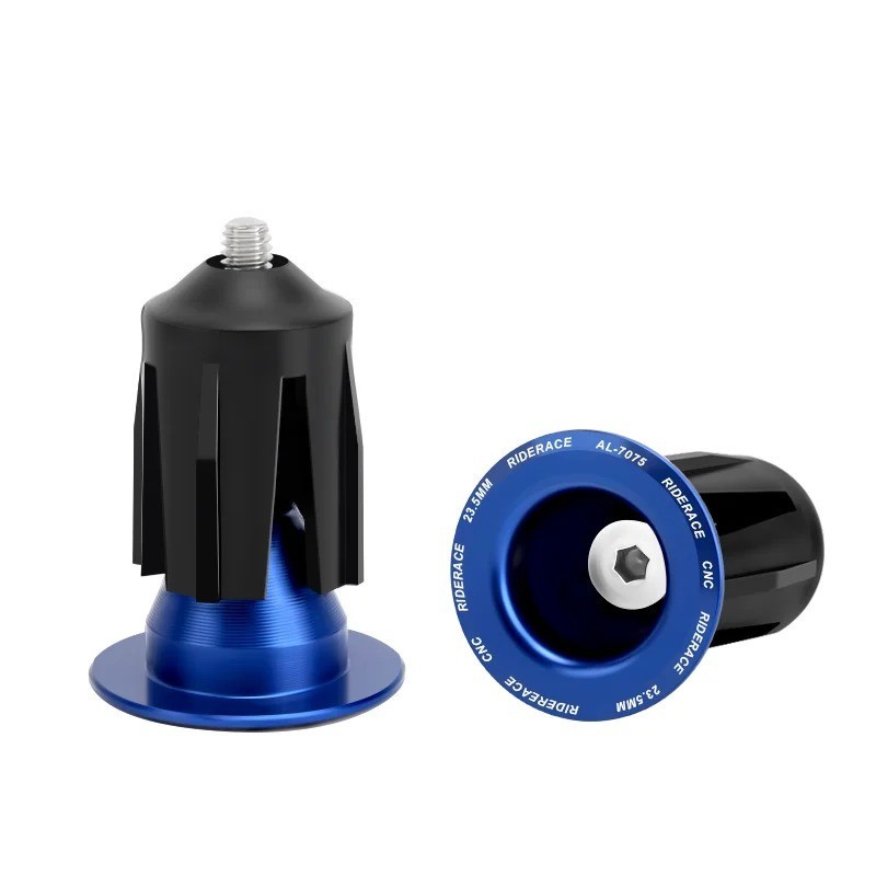 1 Pair Bike Handlebar End Plugs Aluminum Alloy Bar End Caps MTB Road Bicycle
