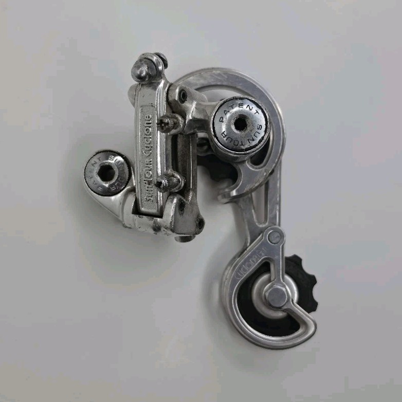 Vintage SunTour Cyclone Rear Derailleur Long Cage Road Bike Japan Maeda 190g
