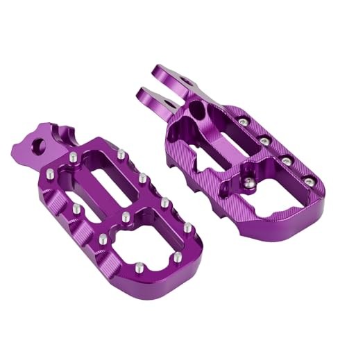 Electric Dirt Bike Foot Pegs CNC for Surron LBX Eride Pro SS 2.0 3.0 E purple