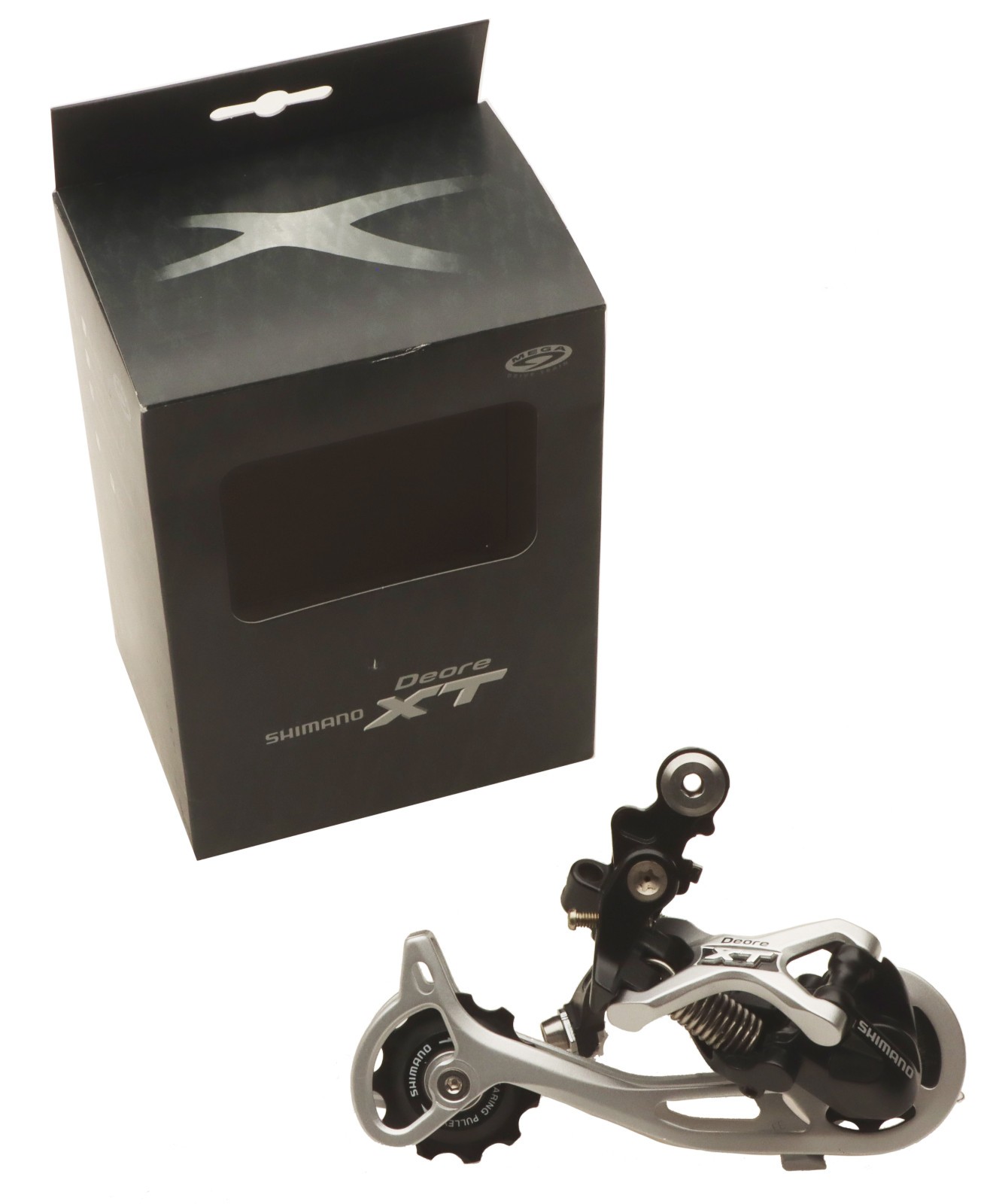 Shimano Deore XT RD-M772 SGS Rear Derailleur 9s Long Cage NOS NEW