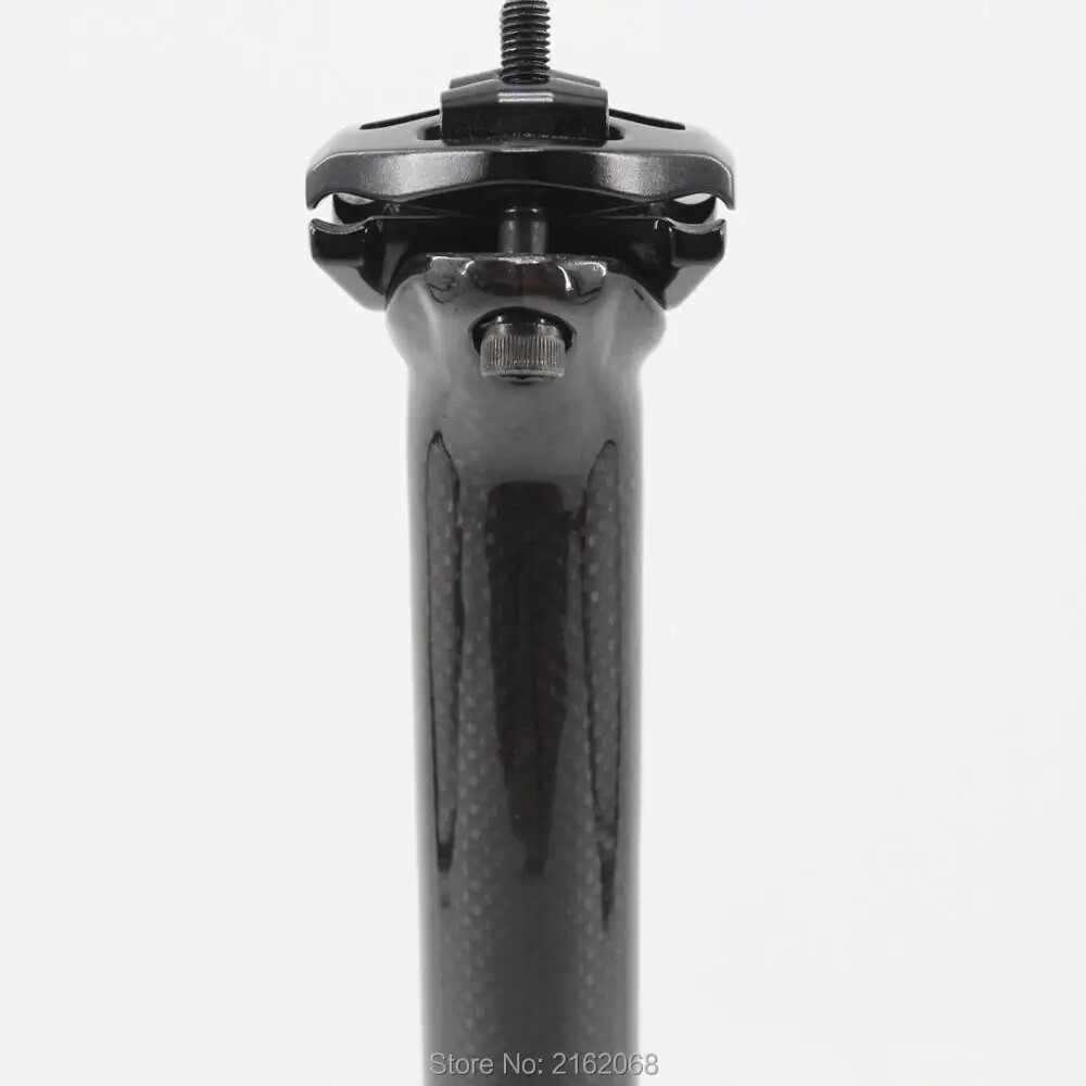 MTB Road Bike Carbon Fibre Seatpost 5mm Offset 25.4/27.2/30.8/31.6/33.9/34.9mm