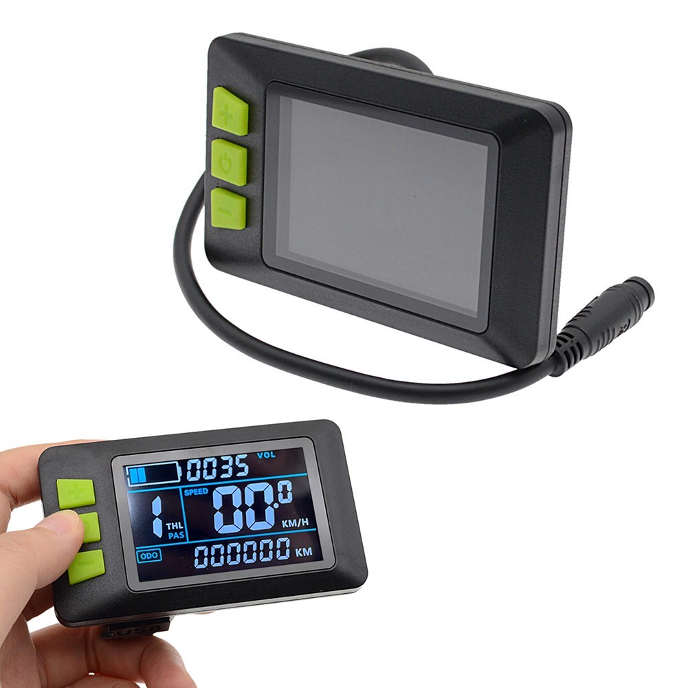 USB Enabled Intelligent LCD Display for Electric Bike Speed Monitoring