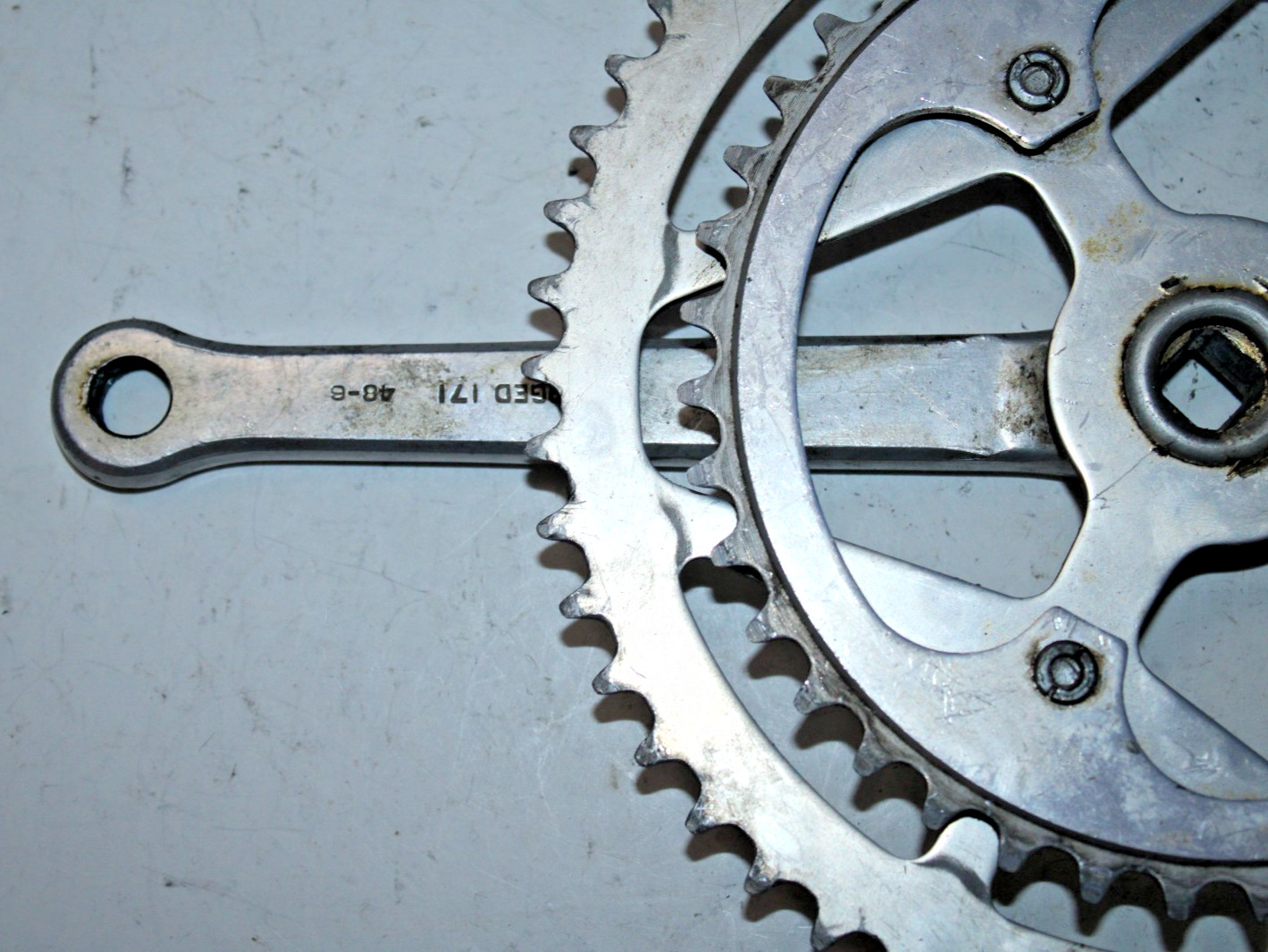 Sugino Bicycle Double Drive Side Crank Arm Silver 170mm BCD110 52/40t JIS ShipUS