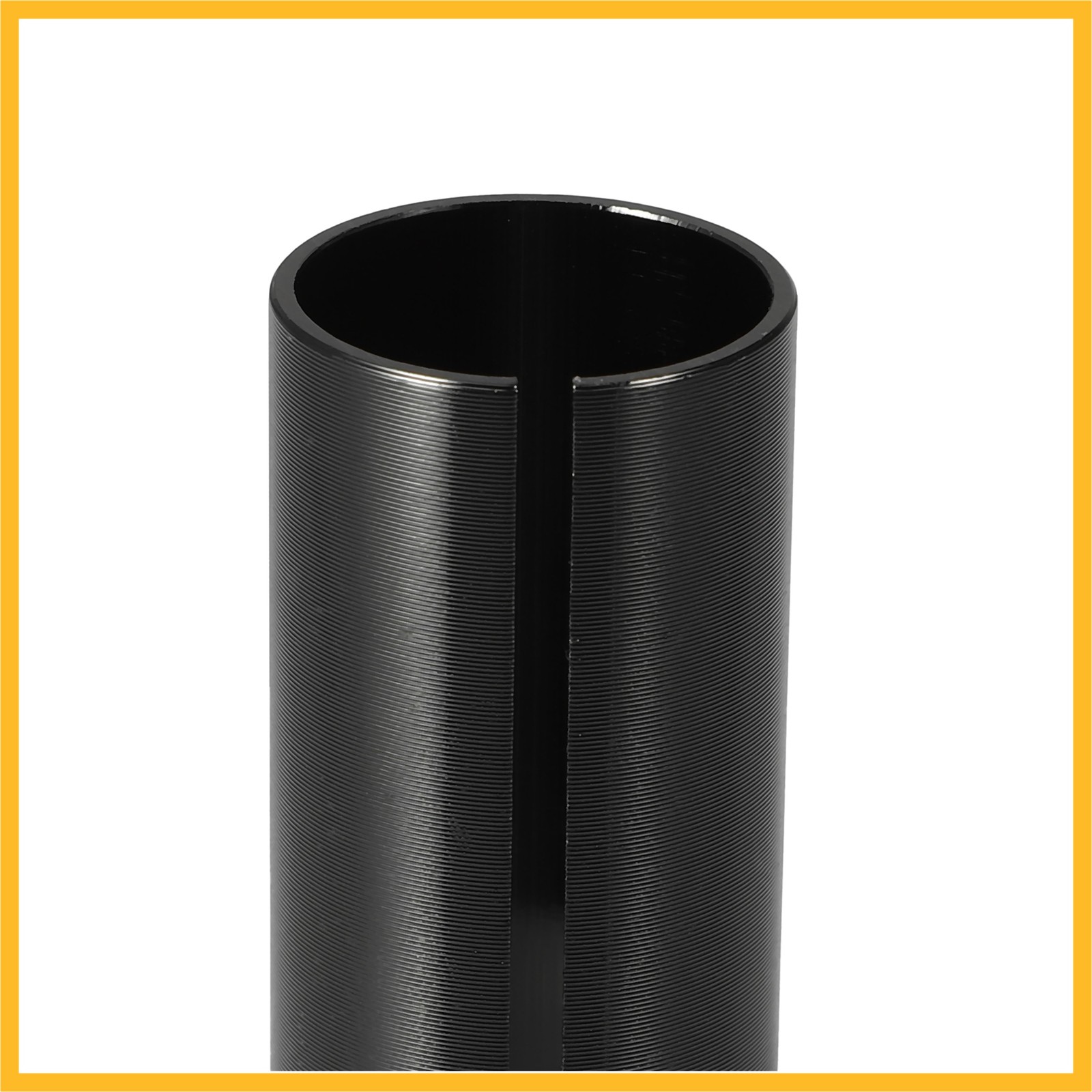 2Pcs 27.2mm to 30.4mm Bicycle Seat Post Tube Adapter Reducing Sleeve Black