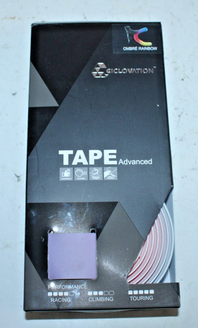 Cyclovation Ombre Rainbow Racing Handlebar Bar Tape Bike Wrap 2000/30/3mm LGBTQ+