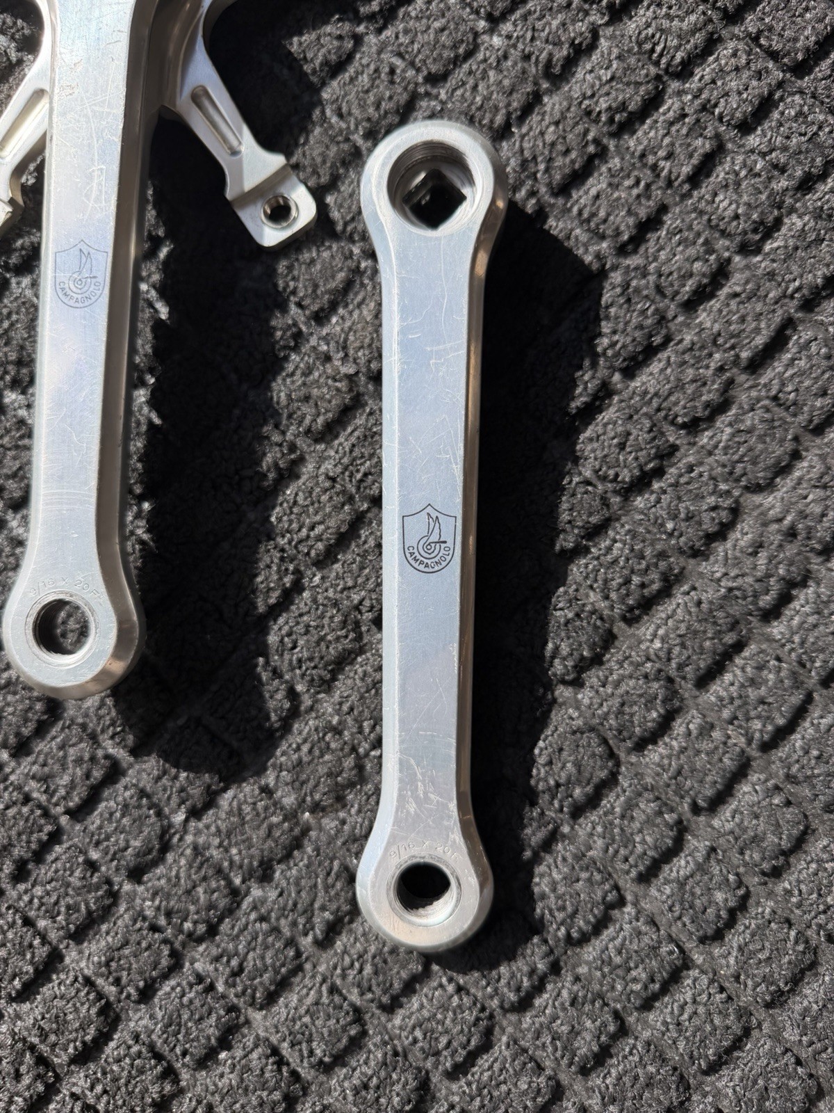 Vintage Campagnolo Super Record Pista Crank Arm 167.5 144BCD Track Fixed Gear
