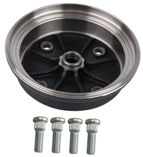 Front Left or Right Hub Brake Drum # 41038-0034 with Wheel Studs 92150-1366