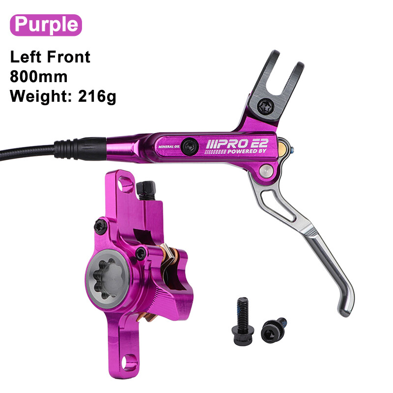 Mountain Bike Hydraulic Disc Brake Lever Set 2-Piston 800/1550mm Front/Rear/Set