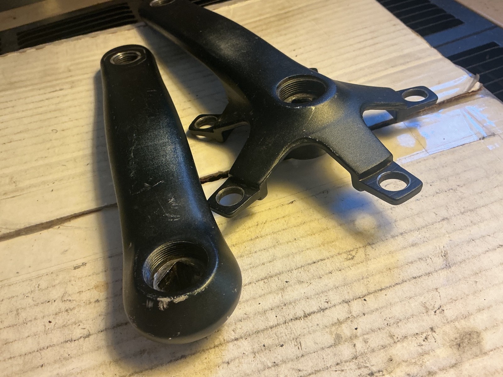 BMX/multi-purpose crankarm/pair 155mm 110BCD BLK